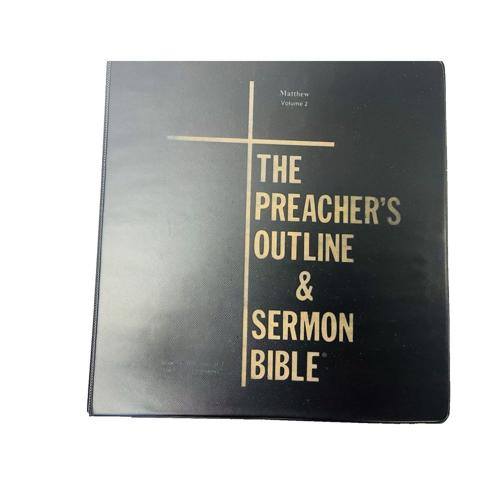 VTG 1996 The Preacher's Outline & Sermon Bible Matthew Part 2 Ch 16-28 Vol 2 KJV